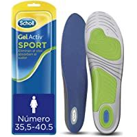 Los mejores  - Scholl Plantillas Gel Activ Sport para mujer- para zapatillas deportivas- mayor amortiguación y absorción del olor y…